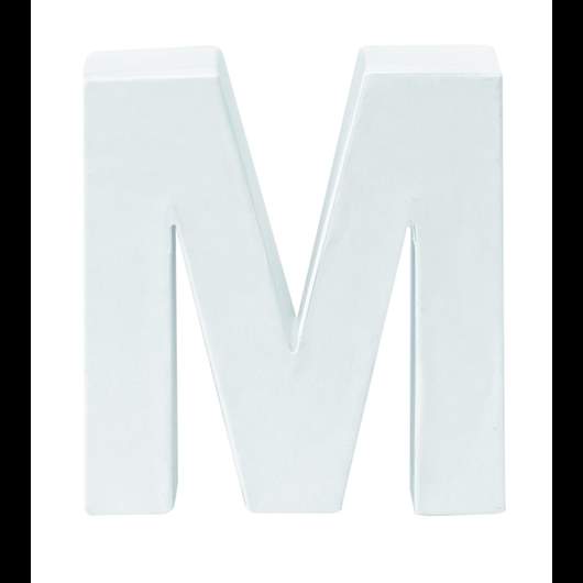 Papp-Buchstaben M 10x3,5cm